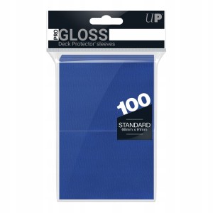 Niebieskie koszulki (protectory) Ultra Pro Gloss (100szt.)