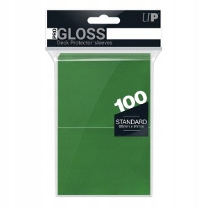 Zielone koszulki (protectory) Ultra Pro Gloss (100szt.)