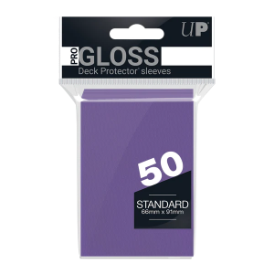 Fioletowe koszulki Ultra Pro Gloss (50) 66x91mm