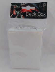 Białe matowe pudełko na karty (Deck Box) Ultra Pro