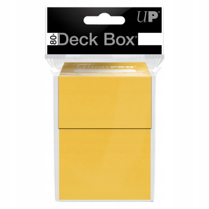 Żółte pudełko na karty (Deck Box) - Yellow
