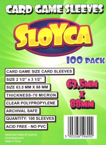Sloyca Koszulki Standard CCG 63,5x88mm 100szt Clear przezroczyste